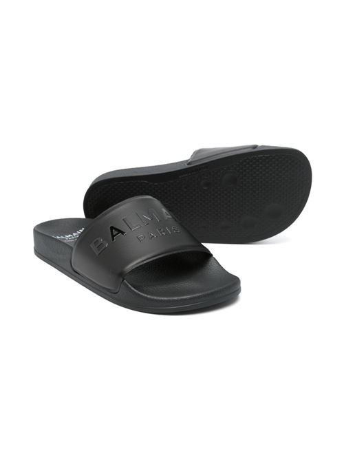 Ciabatta unisex in gomma BALMAIN Kids | BW0R36Z2987930NE